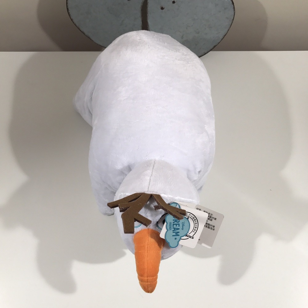 Disney Pillow Pet Pal Plush Toy 20" Frozen Olaf Disneyland‎ Authentic - Picture 3 of 7
